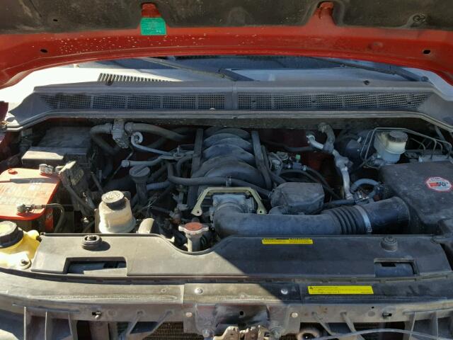 1N6BA07A76N545691 - 2006 NISSAN TITAN XE RED photo 7