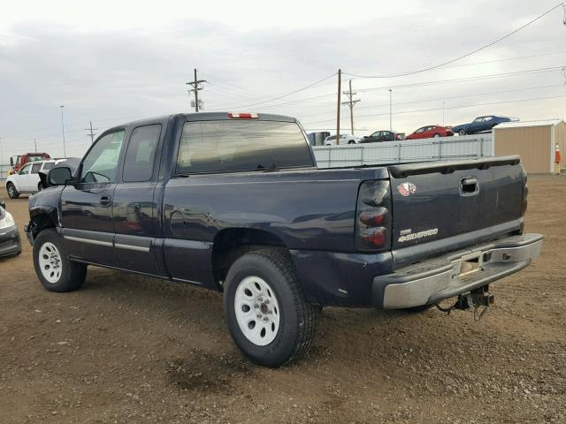 1GCEK19Z76Z107803 - 2006 CHEVROLET SILVERADO BLUE photo 3