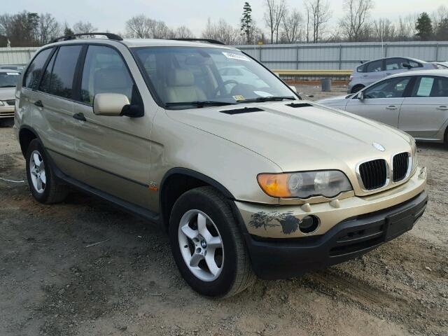 WBAFA53521LM89137 - 2001 BMW X5 3.0I GOLD photo 1