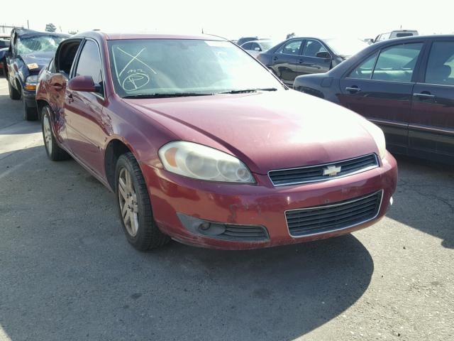 2G1WC581X69285504 - 2006 CHEVROLET IMPALA LT MAROON photo 1