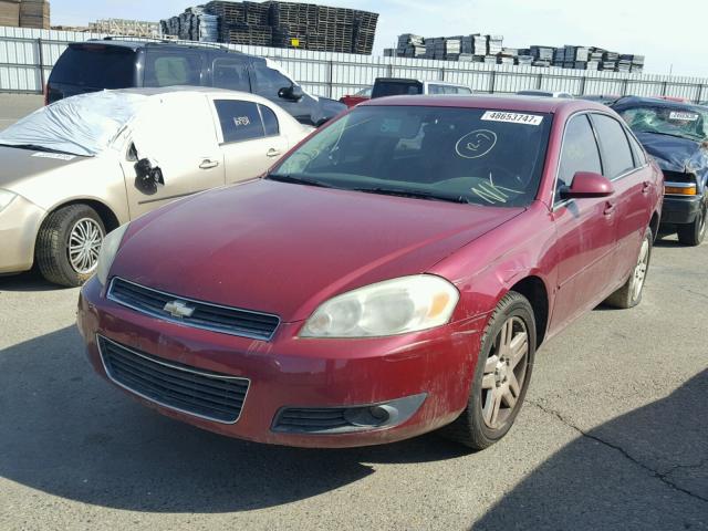 2G1WC581X69285504 - 2006 CHEVROLET IMPALA LT MAROON photo 2