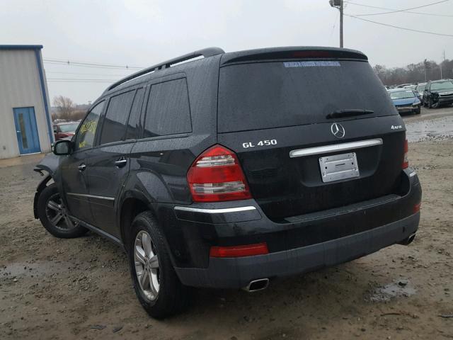 4JGBF71E57A191019 - 2007 MERCEDES-BENZ GL 450 4MA BLACK photo 3