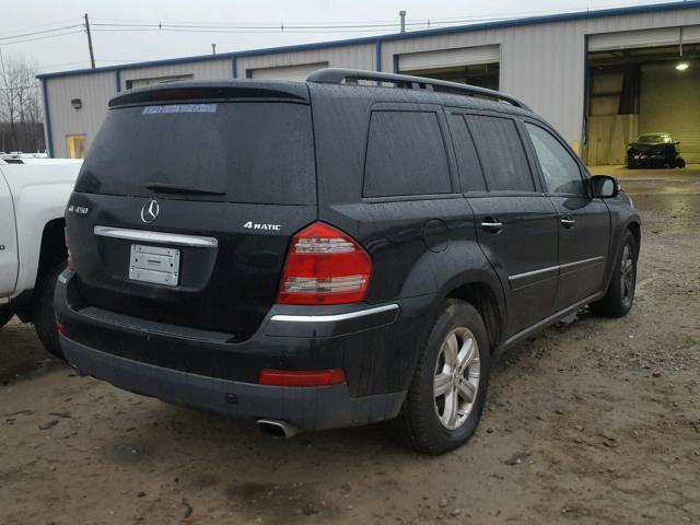 4JGBF71E57A191019 - 2007 MERCEDES-BENZ GL 450 4MA BLACK photo 4