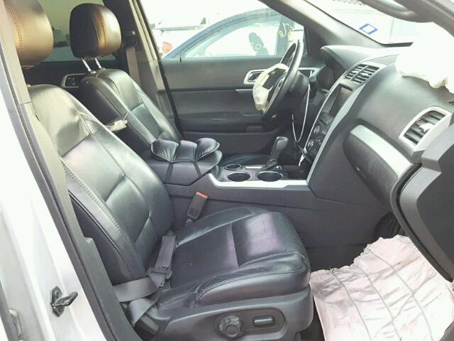 1FM5K7D81DGB77450 - 2013 FORD EXPLORER X SILVER photo 5