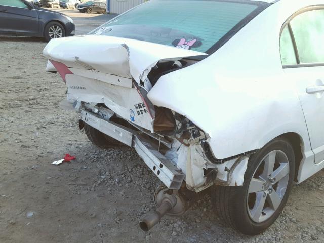 2HGFA16837H301931 - 2007 HONDA CIVIC EX WHITE photo 9