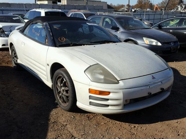 4A3AE85H31E179154 - 2001 MITSUBISHI ECLIPSE SP WHITE photo 1