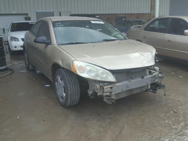 1G2ZF55B164233372 - 2006 PONTIAC G6 SE GOLD photo 1