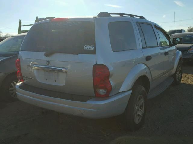 1D4HB48N45F557201 - 2005 DODGE DURANGO SL SILVER photo 4