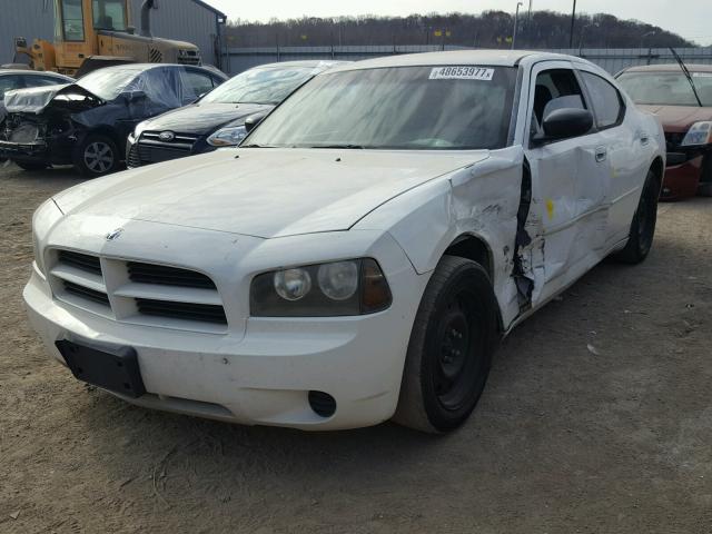 2B3KA43G16H457539 - 2006 DODGE CHARGER SE WHITE photo 2