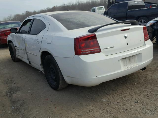 2B3KA43G16H457539 - 2006 DODGE CHARGER SE WHITE photo 3