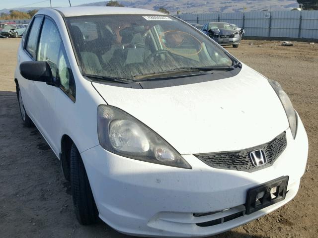 JHMGE88229S067106 - 2009 HONDA FIT WHITE photo 1