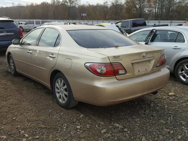 JTHBF30GX20070550 - 2002 LEXUS ES 300 GOLD photo 3