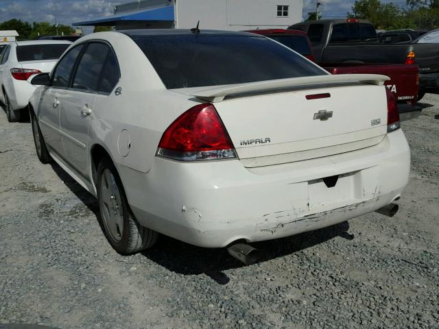 2G1WD57C191271669 - 2009 CHEVROLET IMPALA SS WHITE photo 3