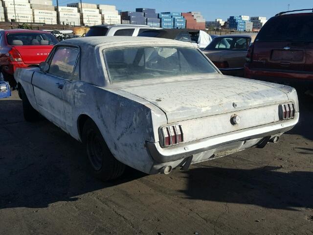 6R07T163640 - 1966 FORD MUSTANG WHITE photo 3