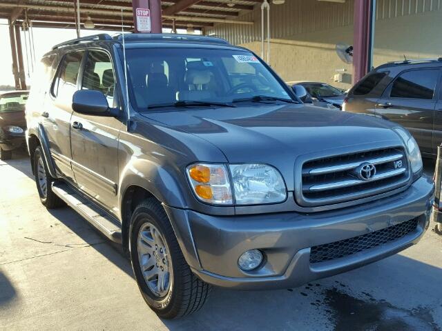 5TDZT38A54S205975 - 2004 TOYOTA SEQUOIA LI GRAY photo 1