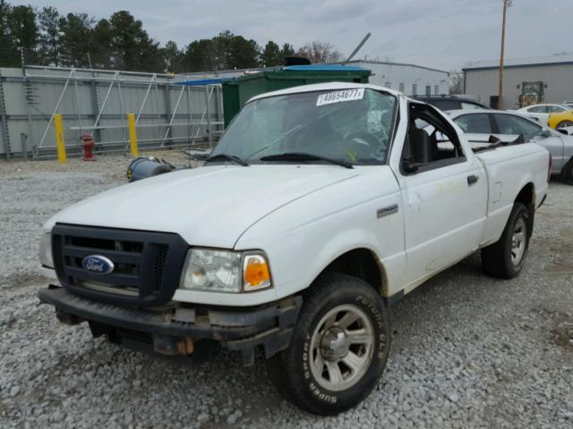 1FTYR10D28PA70409 - 2008 FORD RANGER WHITE photo 2