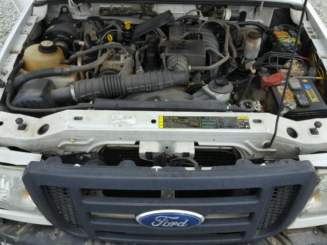 1FTYR10D28PA70409 - 2008 FORD RANGER WHITE photo 7