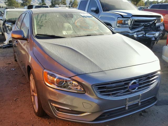 LYV402FM8GB090549 - 2016 VOLVO S60 PLATIN GRAY photo 1