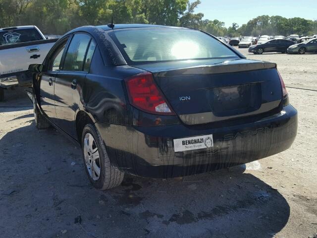 1G8AZ55F37Z171751 - 2007 SATURN ION LEVEL BLACK photo 3