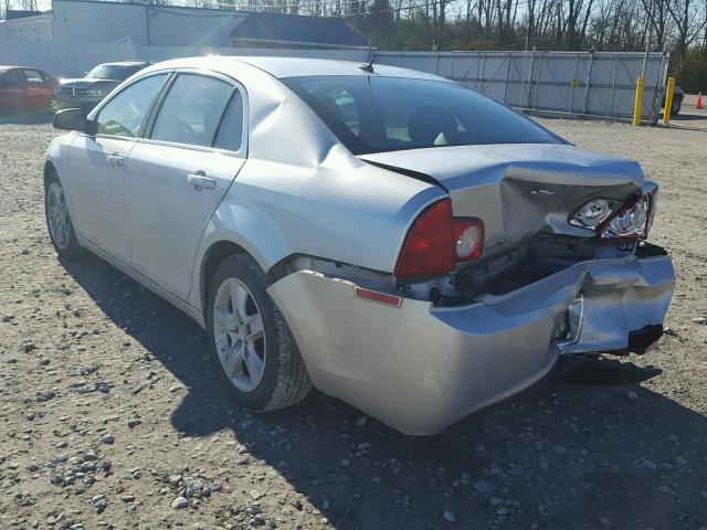 1G1ZB5EB2A4126954 - 2010 CHEVROLET MALIBU LS SILVER photo 3