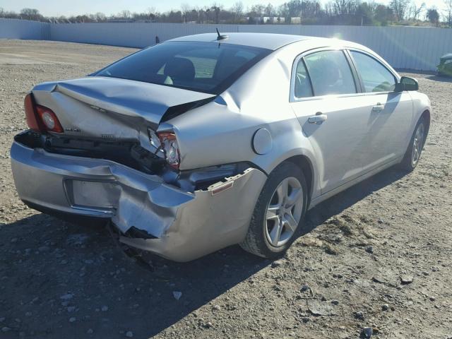 1G1ZB5EB2A4126954 - 2010 CHEVROLET MALIBU LS SILVER photo 4