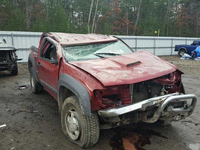 1GCDT196948101468 - 2004 CHEVROLET COLORADO MAROON photo 1