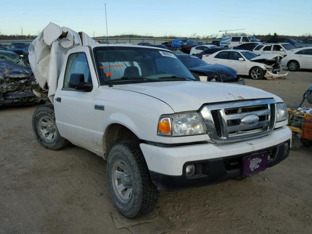 1FTYR11E17PA44745 - 2007 FORD RANGER WHITE photo 1