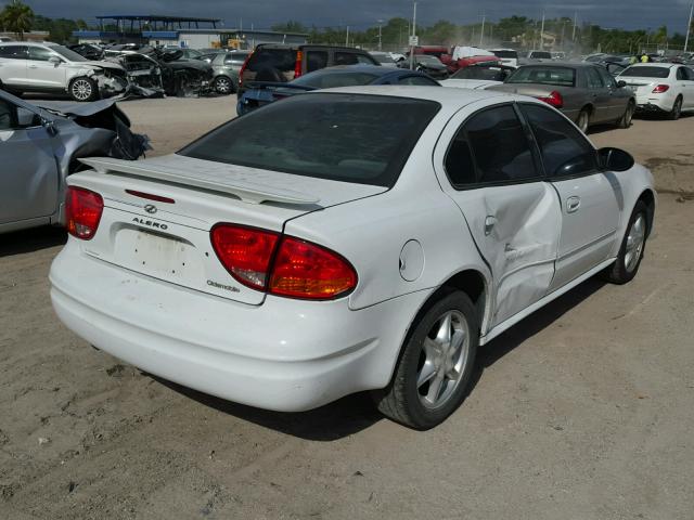 1G3NL52E84C207808 - 2004 OLDSMOBILE ALERO GL WHITE photo 4