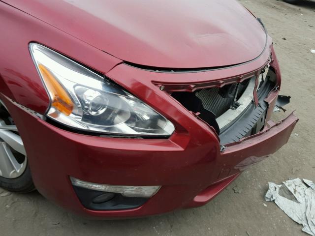 1N4AL3AP6DC288674 - 2013 NISSAN ALTIMA 2.5 RED photo 9