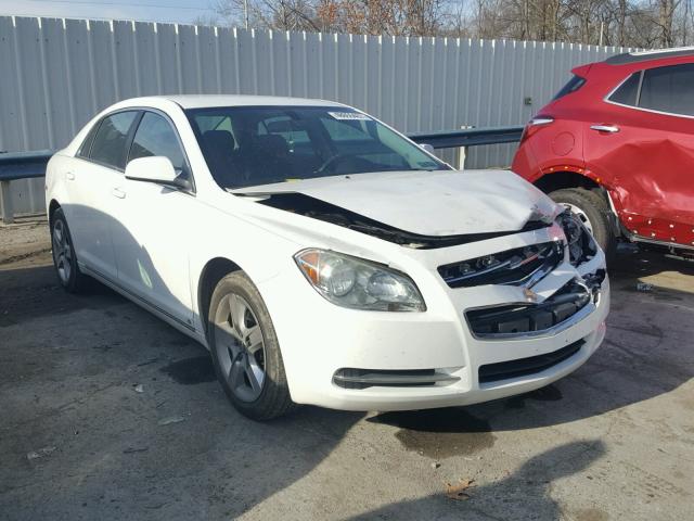 1G1ZH57B494265149 - 2009 CHEVROLET MALIBU 1LT WHITE photo 1