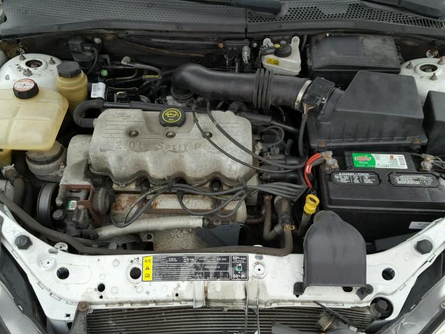 1FAFP36P3YW398041 - 2000 FORD FOCUS SE WHITE photo 7