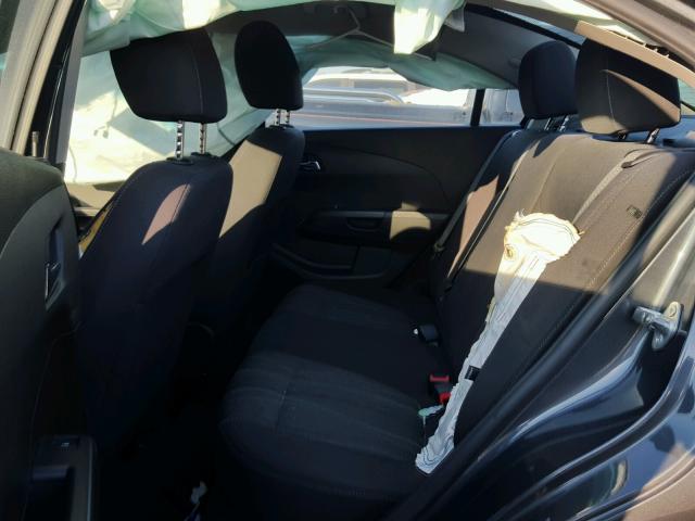 1G1JC5SH4D4130219 - 2013 CHEVROLET SONIC LT GRAY photo 6