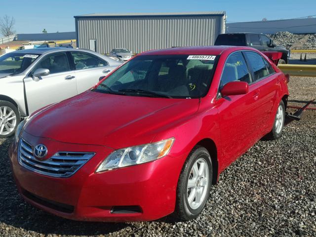 4T1BE46K77U135663 - 2007 TOYOTA CAMRY NEW RED photo 2