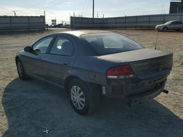 1C3EL46XX3N572892 - 2003 CHRYSLER SEBRING LX BLUE photo 3