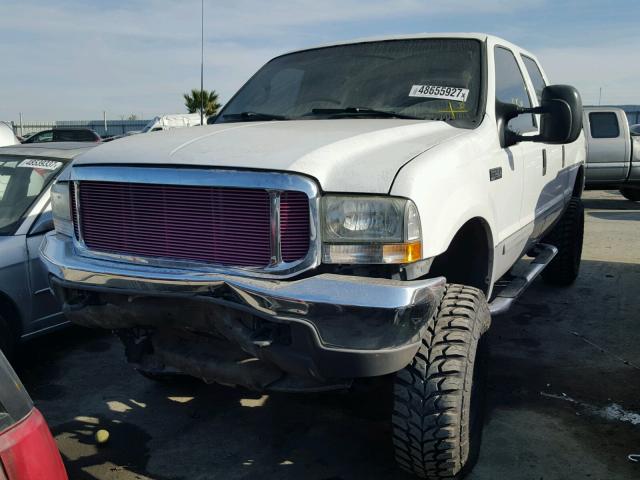 1FTNW21L72EC38877 - 2002 FORD F250 SUPER WHITE photo 2