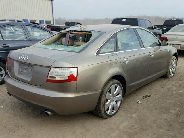 WAUDG74F05N083408 - 2005 AUDI A6 3.2 QUA GOLD photo 4