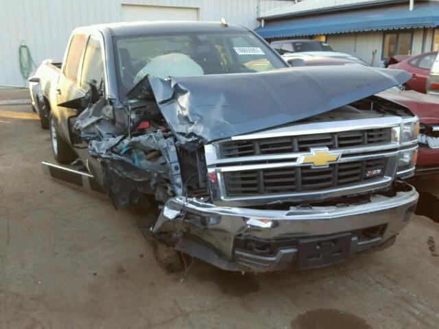 3GCUKREC9EG406557 - 2014 CHEVROLET SILVERADO GRAY photo 1