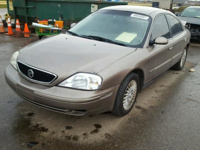 1MEFM50U42G600348 - 2002 MERCURY SABLE GS GRAY photo 2