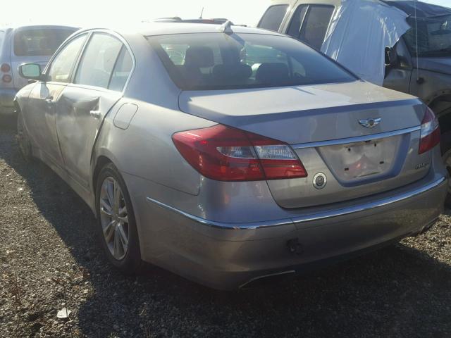 KMHGC4DD4CU151412 - 2012 HYUNDAI GENESIS 3. SILVER photo 3