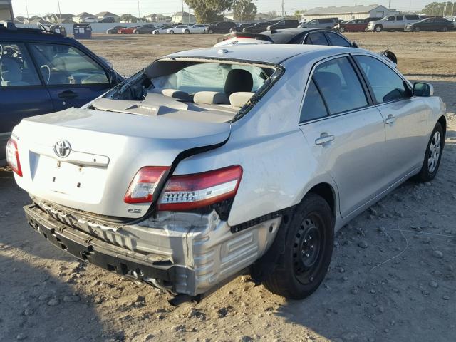 4T1BF3EK3AU525496 - 2010 TOYOTA CAMRY BASE SILVER photo 4