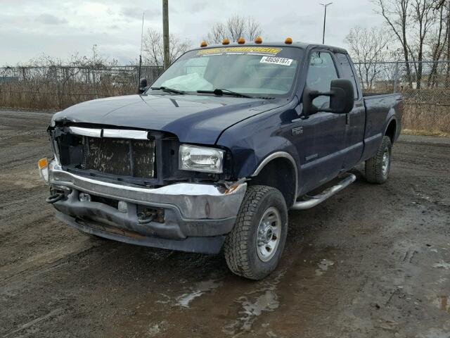 1FTNX21F62ED38640 - 2002 FORD F250 SUPER BLUE photo 2