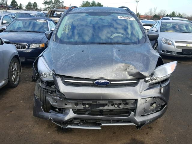 1FMCU9GX7EUA01599 - 2014 FORD ESCAPE SE GRAY photo 9