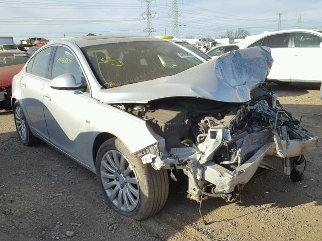 W04G05GV0B1091419 - 2011 BUICK REGAL CXL SILVER photo 1