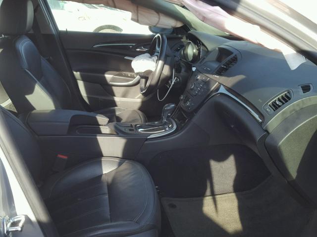 W04G05GV0B1091419 - 2011 BUICK REGAL CXL SILVER photo 5