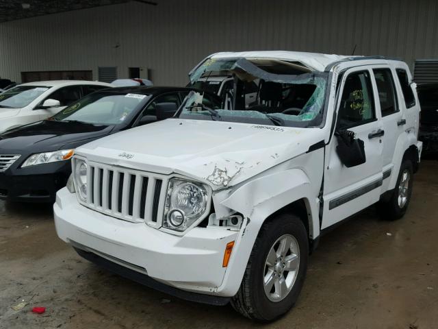 1C4PJLAKXCW151619 - 2012 JEEP LIBERTY SP WHITE photo 2