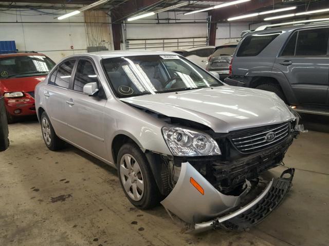 KNAGE123885265886 - 2008 KIA OPTIMA LX SILVER photo 1