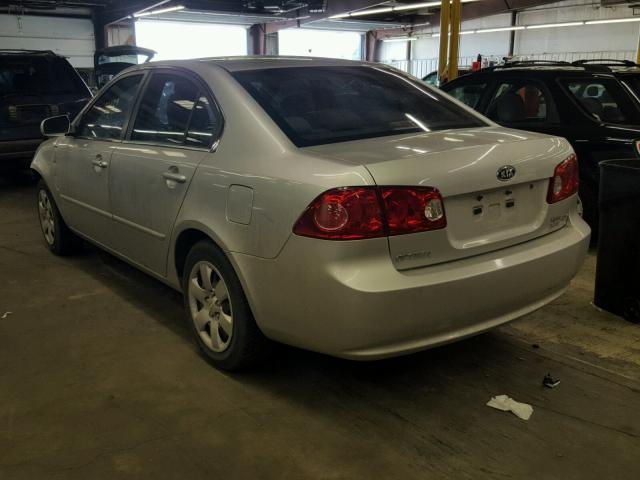 KNAGE123885265886 - 2008 KIA OPTIMA LX SILVER photo 3