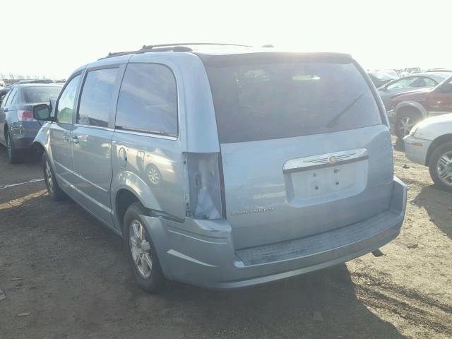 2A8HR54189R572762 - 2009 CHRYSLER TOWN & COU BLUE photo 3