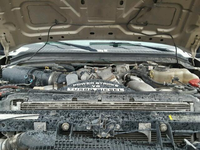 1FTWW31RX8EA07561 - 2008 FORD F350 SRW S GRAY photo 7