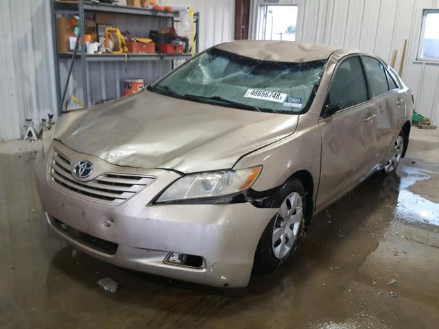 4T1BE46K27U582272 - 2007 TOYOTA CAMRY TAN photo 2